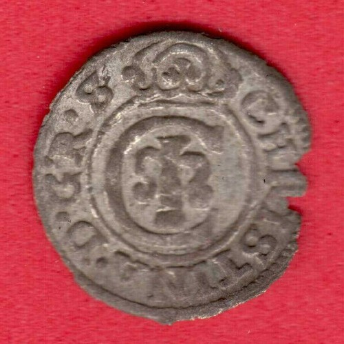 Riga schilling 1647 - riga, christina